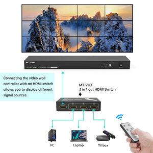Contrôleur de mur vidéo 1080P HD <span class=keywords><strong>HDMI</strong></span> 3x4 <span class=keywords><strong>1</strong></span> en 12 sorties Splicer, MT-VIKI disponible 2x2 3x3 3x4 - Product Image 6