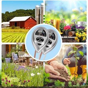 <span class=keywords><strong>Testeur</strong></span> <span class=keywords><strong>de</strong></span> sol 3-en-1 pour jardinage (humidité, pH, luminosité) – Argent – OEM/ODM acceptés - Product Image 5
