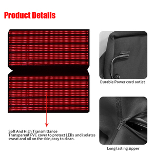 Saidi kırmızı ışık tedavisi tüm vücut rahatlama için büyük Mat 180*80*20cm kızılötesi terapi battaniye taşınabilir Sauna uyku tulumu - Product Image 2