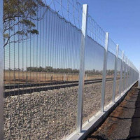 Valla de Seguridad Antiescalada de Hierro 358 de 3 m de Altura, en Oferta, para Prisiones y Centros Correccionales