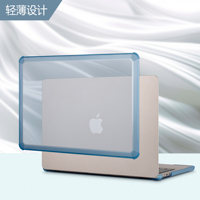 TPU PC Apple Mac book Air M2 Case 13.6 Inches Soft Frame Housses pour ordinateur portable antichoc avec coussin antidérapant et coins épaissir la conception