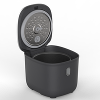 Autocuiseur Électrique Intelligent HY pour Cuisson du Riz, Multicuiseur avec Cuve Intérieure en Céramique Émaillée, 1.6L