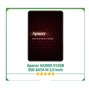 SSD SATA3 ขนาด 2.5 นิ้ว รุ่นใหม่ AS350X ความจุ 512GB ความเร็ว 540M/s รุ่น AP512GAS350XR สำหรับ Apacer - Product Image 2