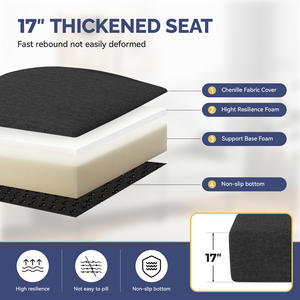 Sofá Cama Modular Moderno en Forma de L, Combinación Libre, Sin Ensamblaje, Almohadas Extraíbles, Ergonómico, Plegable, para Sala de Estar - Product Image 4