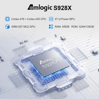 H96 MAX Amlogic S928X 8K Streaming Internet Smarter Ott WiFi 6 8GB RAM 128GB ROM Meilleure Box TV Intelligente Google Android 11 Pro
