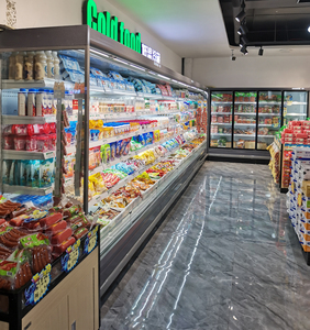 Nouveau Réfrigérateur-Congélateur Commercial Vertical avec Porte Vitrée pour Supermarché, Vitrine de Présentation et Stockage - Product Image 6