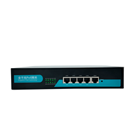 Switch PoE Inteligente Administrado Profesional de 5 Puertos 10/100/1000M con Soporte VLAN para Hotel/Oficina, 200+ APs, 1 Año de Garantía, CE, RoHS, FCC, 120W