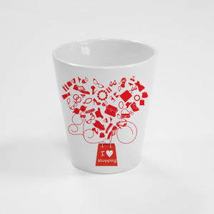 Topjlh Bulk Sublimation Vase à fleurs en céramique vierge Impression de logo personnalisé Cadeau promotionnel en gros Événement d'entreprise Décor à la <span class=keywords><strong>maison</strong></span> - Product Image 2