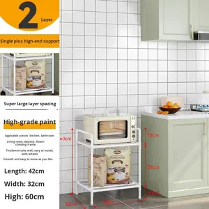 Nuovo Stile di Scaffale Metallico a 5 <span class=keywords><strong>Ripiani</strong></span> per <span class=keywords><strong>Cucina</strong></span>, Carrello Mobile per Bagno e Casa - Product Image 6