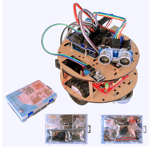 Kit de Coche Tortuga Inteligente con Control Inalámbrico OKY5007, con Control Remoto para Evitar Obstáculos, para Educación STEM - Product Image 3