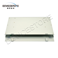 Cadre de distribution à fibre optique 19 pouces 12 Core ODF sous-châssis ODF personnalisé avec adaptateur SC/APC