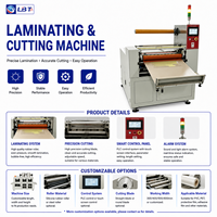 Machine de laminage et de découpe de films PCB pour panneaux en verre/PCB, facile à utiliser et à entretenir, installation sur site à l'étranger