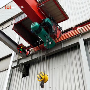 5 tonnes 10 tonnes 15 tonnes 25 tonnes 30 tonnes grue de déplacement aérien à poutre unique avec commande sans fil palan à câble électrique - Product Image 4