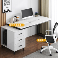 Bureau de jeu pour ordinateur de qualité supérieure, bureau de jeu pour la maison, bureau de travail avec tiroir, table de bureau, mobilier de bureau