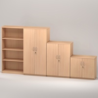Armoire basse en acier pour salle de conférence, classeur de bureau haute capacité avec serrure, design moderne et minimaliste, compartiments amovibles pour