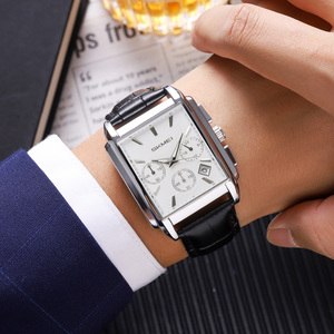 Montre Skmei 2339 en acier inoxydable, montre <span class=keywords><strong>de</strong></span> luxe pour hommes, montre à quartz carrée, montres <span class=keywords><strong>de</strong></span> mode, logo personnalisé, montre pour hommes - Product Image 4