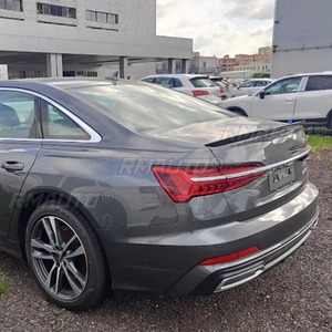 ใช้สำหรับ Audi A6 C8 ปี 2019 2020 2021 2022 สปอยเลอร์ ABS พลาสติก ลายคาร์บอนไฟเบอร์ ปีกหลังฝากระโปรงท้าย ชุดแต่งรถยนต์ - Product Image 3