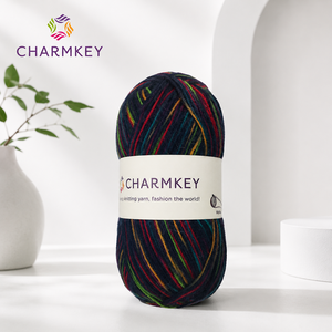 Prix d'usine, <span class=keywords><strong>pelote</strong></span> de 50g de fil mélangé <span class=keywords><strong>laine</strong></span>, lavable en machine, pour tricot à la main, crochet, artisanat DIY, pull, écharpe - Product Image 5