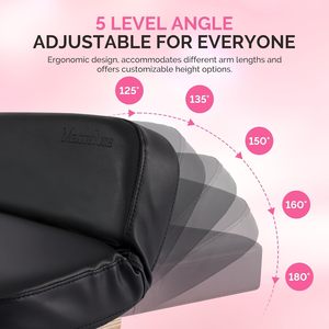 Reposabrazos Ajustable para Uñas Acrílicas, Plegable, Profesional, de Cuero PU, Soporte para Manicura - Product Image 3