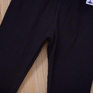 Pantalones para Niñas de 1 a 6 Años, Pantalones Casuales de Canalé Sólido MA291 - Product Image 5