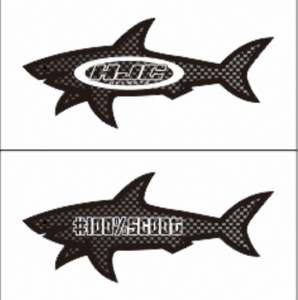 Etiqueta Adhesiva 3D de Tiburón Personalizada, Resistente a los Rayos UV, Impermeable, con Diseño Elegante de Paul, Decoraciones DIY, Etiqueta Adhesiva de Tiburón Paul - Product Image 3