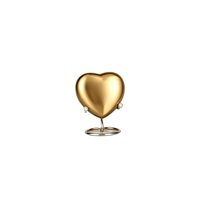Urna Conmemorativa para Mascotas, Pequeña, en Forma de Corazón, de Aluminio, para Guardar Cenizas de Mascotas