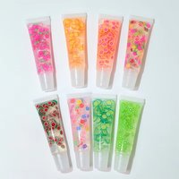 Gloss Liquide Minéral Végétalien Transparent Hydratant Longue Durée Personnalisable à Marque Privée, Meilleure Vente, aux Charmes Fruitées et Végétales