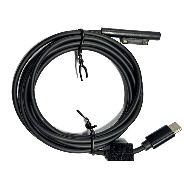 1.8m USB-C Charging Cable for Microsoft Surface Pro 3/4/5/6/7 Surface Connect Converter 15V/3A Output Compatible Laptop DC Cable