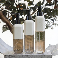 Nouvelles bouteilles pulvérisatrices carrées en PET rechargeables pour sérum de soin de la peau 80ml 100ml 120ml Emballage cosmétique