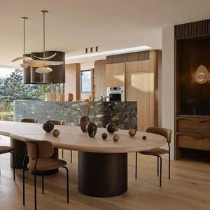 Best Selling Custom Modern <b>Antique</b> Style Wooden <b>Dining</b> Table <b>Chair</b> Set for Hotel Apartment Living Room Bedroom Kitchen Furniture - Product Image 1