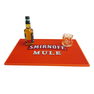 Customizable <b>Silicone</b> Bar Runner <b>Mat</b> Rubber Bar Spill <b>Mat</b> Non Slip Countertop <b>Mat</b> for Custom Brand Logo Printing - Product Image 4