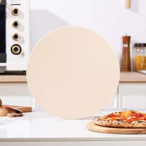 ROCKSHEAT 32*0.4 cm Pierre à pizza en céramique <span class=keywords><strong>cordiérite</strong></span> de Chine, revêtement de qualité <span class=keywords><strong>alimentaire</strong></span>, accessoires pour pizza - Product Image 6