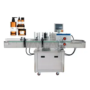 MT-200 Automatic Glass Jar Can Sticker Wine Water Bottle Round Bottle Labeling Machine