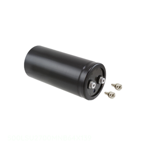 Condensateur à bornes à vis pour montage sur châssis, canal fabricant, CAP ALUM 2700UF 20% 500V, 500LSU2700MNB64X139, 2700 uF - Product Image 1