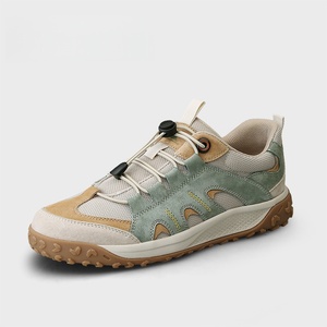 Zapatos de Senderismo para Mujer, Transpirables, con Amortiguación, de Cuero Suave, con Cordones, Antideslizantes, Zapatillas Deportivas para Caminar, Calzado Informal para Exteriores - Product Image 2