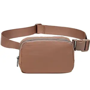 Extender Strap bolsa no peito impressão personalizada logotipo crossbody cinto saco para mulheres homens à prova d' água luxo esporte nylon fanny pack