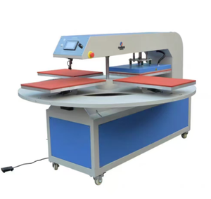 Máquina de Transferencia Térmica Láser Digital Rotativa de 4 Estaciones de 38*38cm, Fácil de Operar, para Pantalones, Sudaderas y Ropa Deportiva - Product Image 2