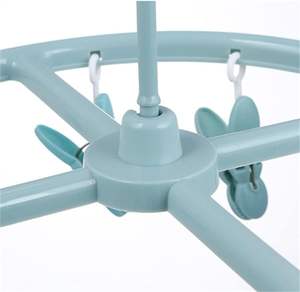 Séchoir à chaussettes multifonctionnel en plastique en forme de pétale, très vendu, avec 12 pinces - Product Image 4