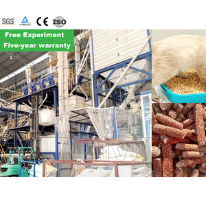 Ligne de production semi-automatique de litière pour chats avec certification CE, capacité de 1 à 20 T/H pour la fabrication de litière pour chats en bentonite et en amidon de maïs - Product Image 1