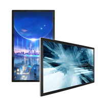 BOE Monitor papan sentuh Digital LCD, Monitor animasi Ultra tipis 46/49/55 inci layar sentuh LCD untuk toko ritel, mal belanja, lift