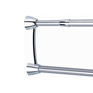 <span class=keywords><strong>Barre</strong></span> <span class=keywords><strong>de</strong></span> douche télescopique double fonction avec porte-serviettes – Fixation sans perçage par tension, organisateur <span class=keywords><strong>de</strong></span> salle <span class=keywords><strong>de</strong></span> bain à longueur réglable - Product Image 3