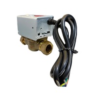 Kualitas tinggi Harga terbaik koneksi ujung flare 220VAC/24VAC katup zona kontrol bermotor untuk air dingin