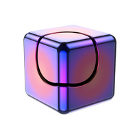 Cube Fidget Spinner 4-en-1 : Outil de Décompression Anti-Anxiété et de Concentration, Jouet Anti-Stress pour Enfants et Adultes