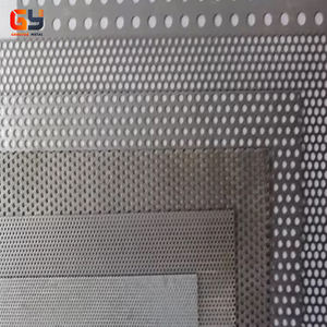 Tôles perforées en aluminium de plaque de poinçonnage d'acier inoxydable du grillage 304 en acier perforé - Product Image 2