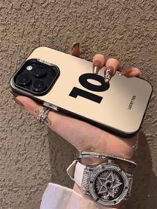 เคสโทรศัพท์สีเงินสำหรับ iPhone 17 Air 16 PLUS 15 PRO MAX 14 13 12 IMD เคสฝาหลังมือถือ - Product Image 5