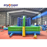 Nouveau design Grand terrain de football et de basket-ball gonflable extérieur en PVC pour enfants et adultes Jeux de sport