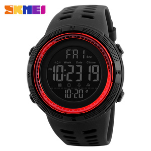 Montre-bracelet numérique pour homme <span class=keywords><strong>SKMEI</strong></span> <span class=keywords><strong>1251</strong></span>, vente chaude, montre de sport multifonctionnelle pour homme, affichage numérique LED 12/24 heures, étanche 50 m - Product Image 3
