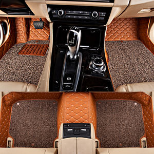 Горячая распродажа, индивидуальный спортивный дизайн, 3D 5D катушка, кожаный коврик для автомобиля Toyota - Product Image 1