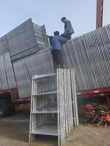 Système de cadre d'échafaudage à structure soudée, échafaudage en H pour la construction - Product Image 6