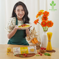 Nouilles NON-GMO de maïs Pâtes de nouilles de maïs/maïs sans gluten Meilleures ventes de longues tiges biologiques Ecostraws Vietnam en carton en vrac